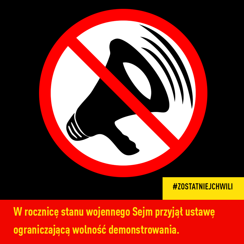 Sejm przyjął ustawę ograniczającą wolność demonstrowania