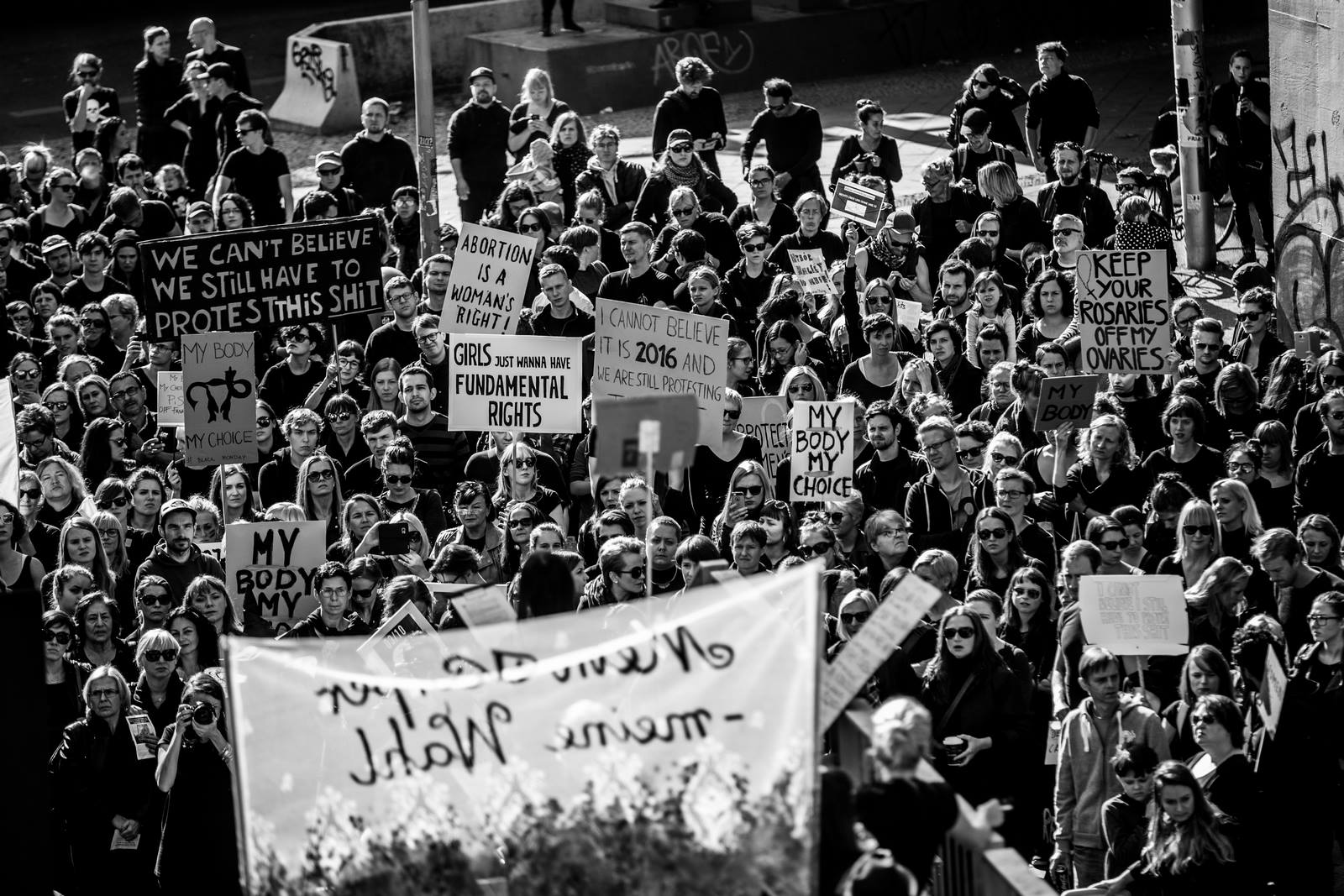 Czarny Poniedziałek, 3.10.2016, Foto: Maciej Soja