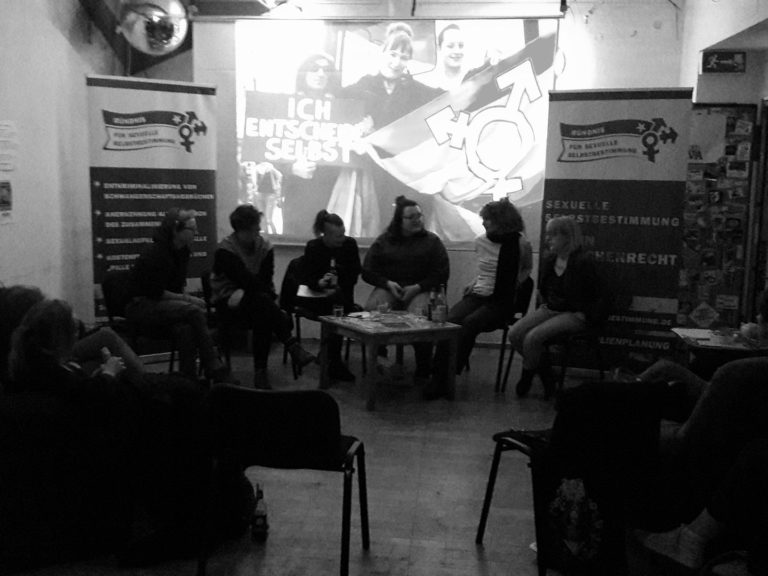Talking abortion at the Sexuelle Selbstbestimmung einfordern und Erfolge feiern meeting (28.09.2017)