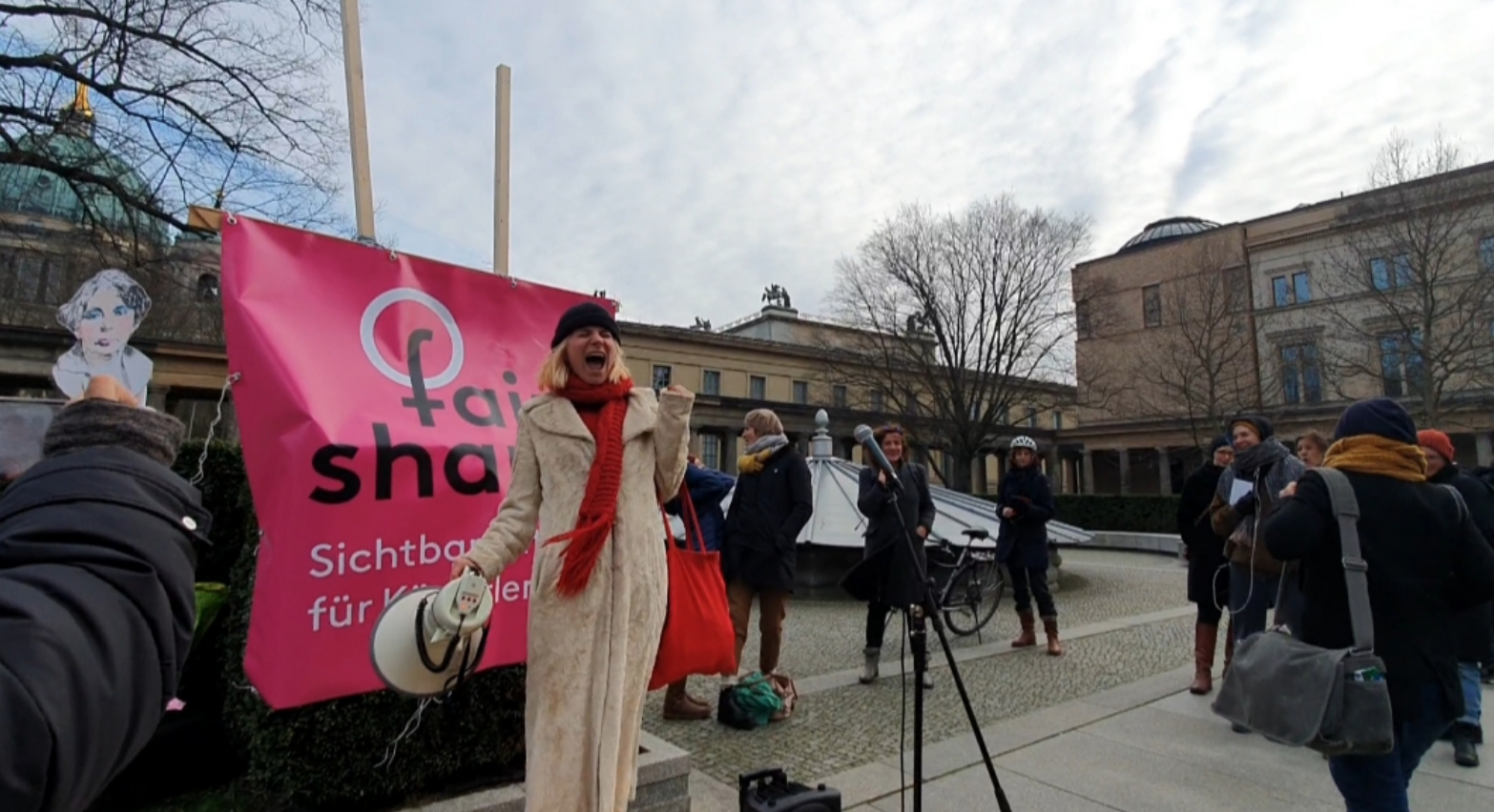 8.3.2020 | Dziewuchy at the DEMO: FAIR SHARE! SICHTBARKEIT FÜR KÜNSTLERINNEN