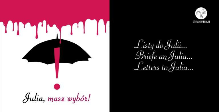 Letters to Julia / Listy do Julii / Solidarity with women* in Poland / Action