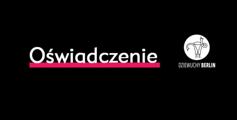 OŚWIADCZENIE