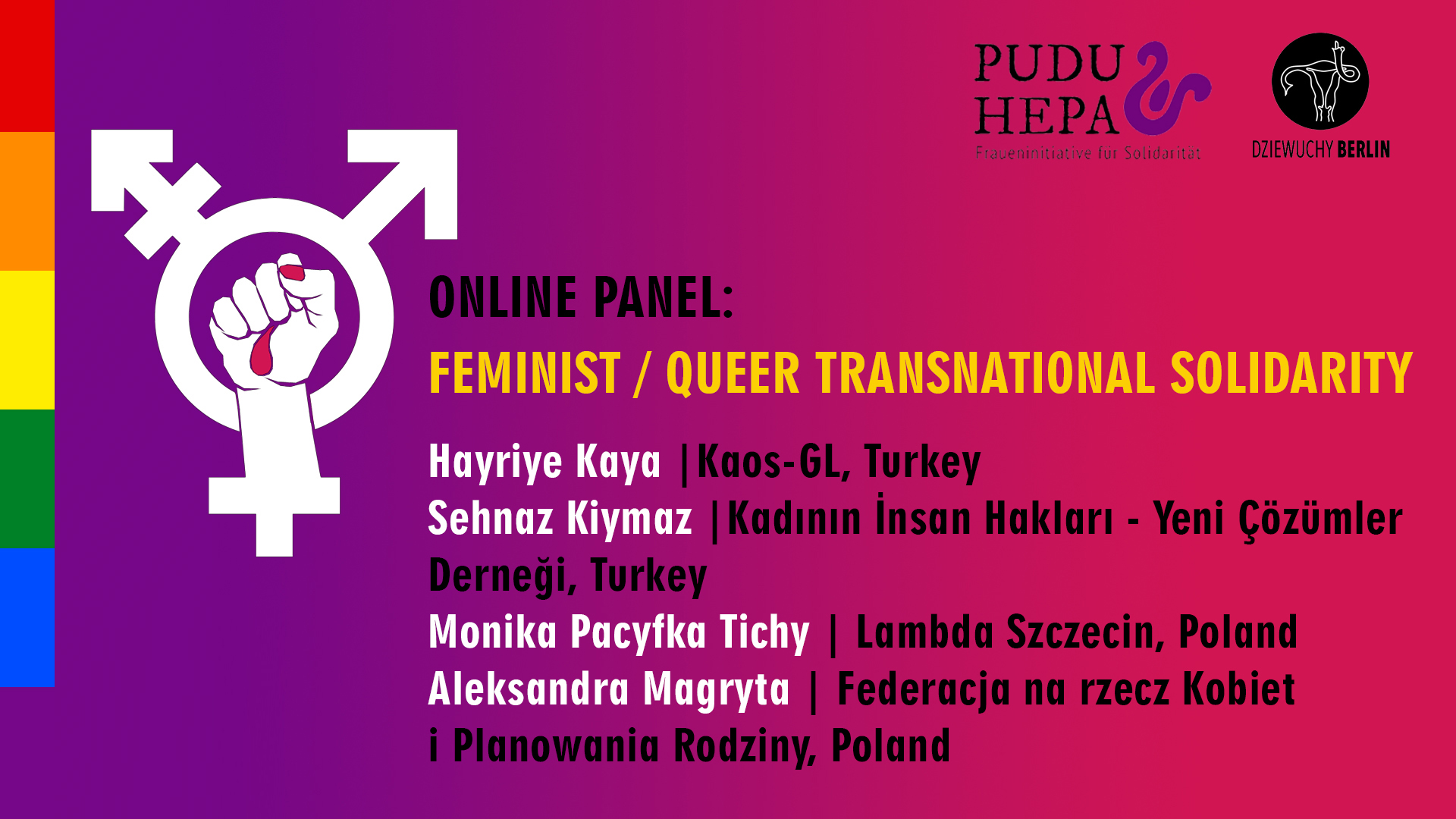 30.4.2021 Online Panel ‘Feminist / Queer Transnational Solidarity’ | Turkey and Poland
