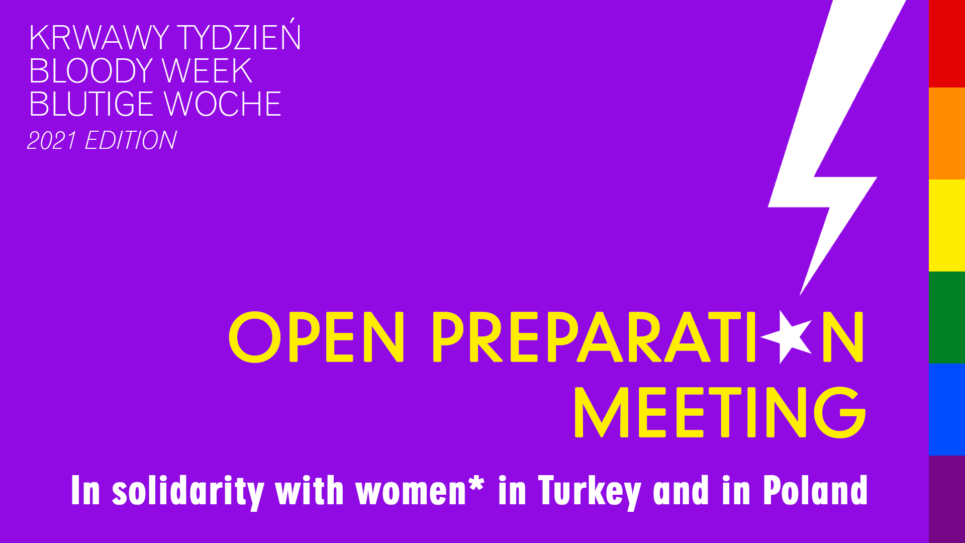 16.4.2021 | OFFENES VORBEREITUNGSTREFFEN | In Solidarity with Women* in Turkey and in Poland!