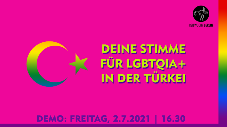 2.7.2021 DEMO: Deine Stimme für LGBTQIA+
