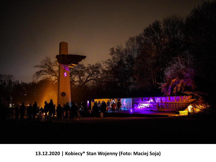 13.12.1981 / 13.12.2020 / 13.12.2021 | Stan wojenny kobiet* / Women’s martial law / Kriegsrecht der Frauen*