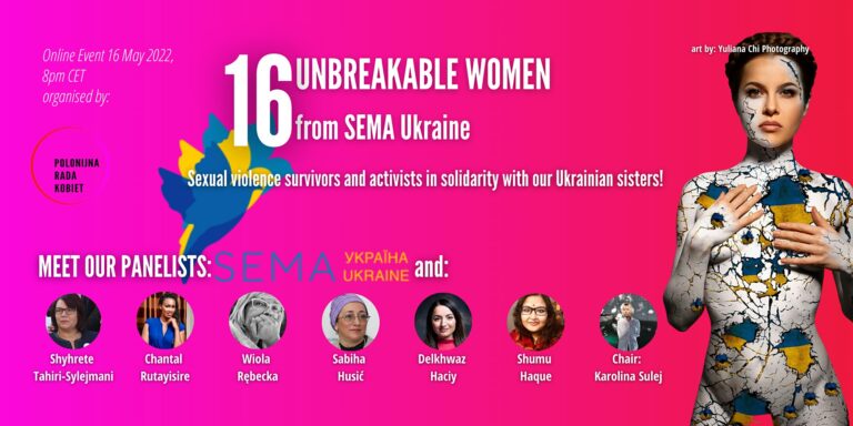 16.5.2022 | 16 Unbreakable Women | Online Discussion