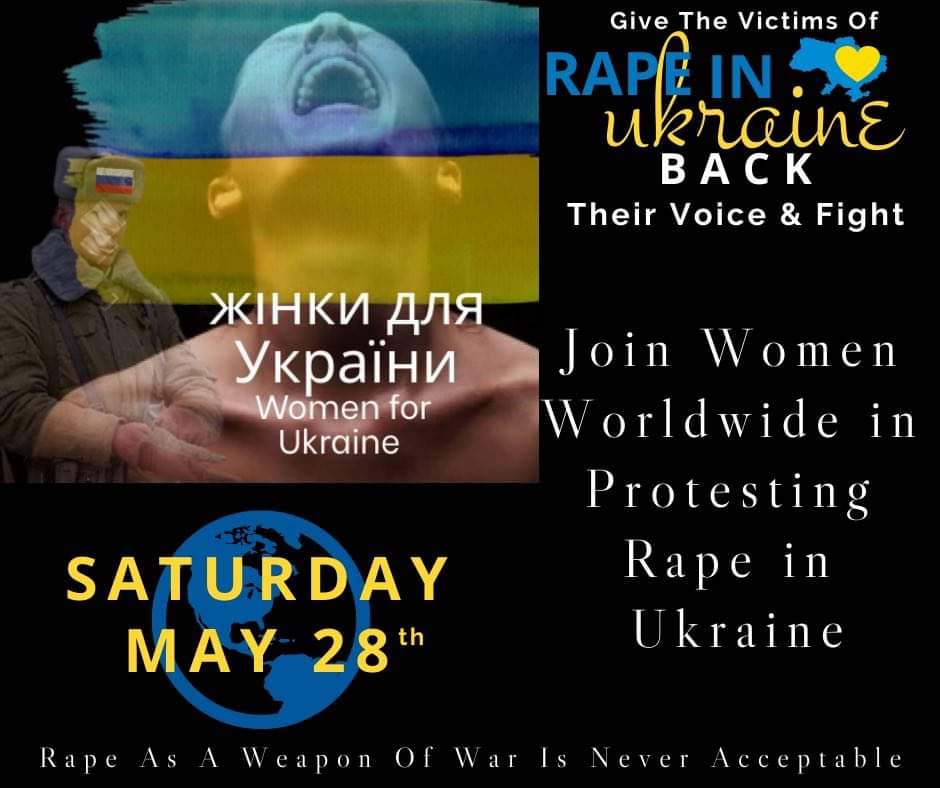 28.5.2022 | 11.00 BERLIN – Russian Shame – Protest against the Rape of Women In Ukraine