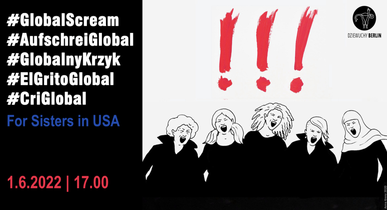 1.6.2022 | 17.00 Global Scream for USA