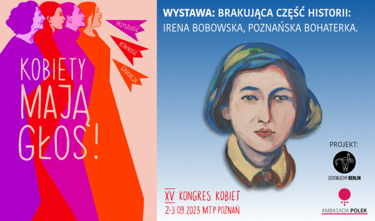Irena Bobowska / Ausstellung auf der Frauenkongress in Poznań (2-3.9.2023)